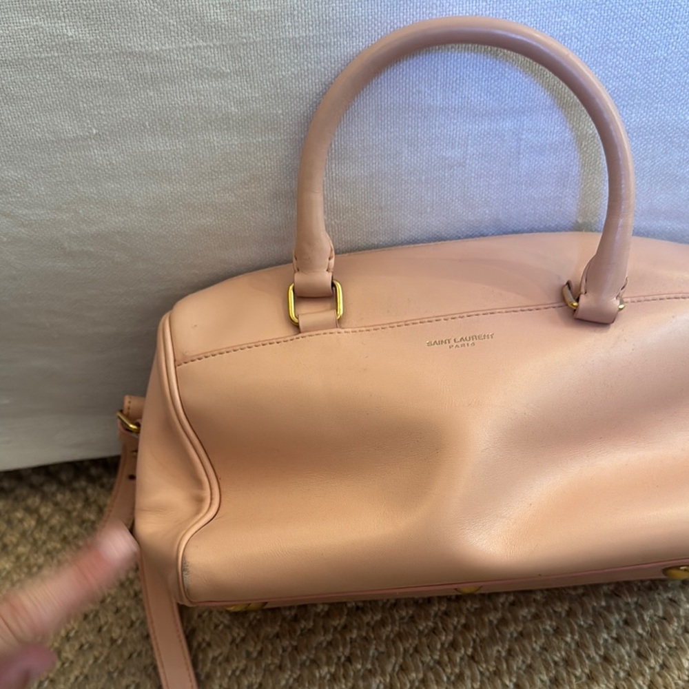 Saint Laurent Pink Leather Women's Bag.classic baby duffle. Pink leather. - Picture 10 of 10